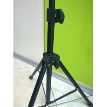 stojalo za note, črno s torbico KVANT-92007