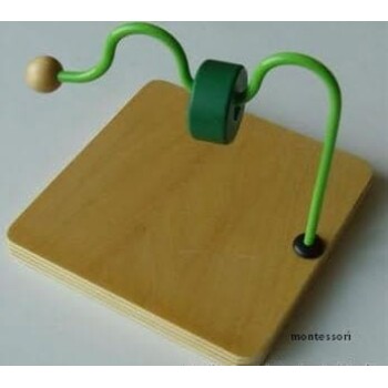 Vodoravno vreteno - vijuga | montessori materiali