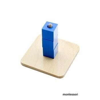 Navpično vreteno - kocke | Montessori