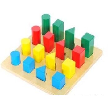 Lesene barvne stopnice/Montessori material