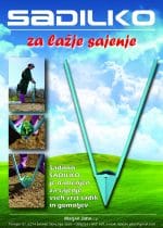 Ročni sadilnik Sadilko je namenjen za sajenje sadik v pripravljeno zemljo. Sadi se lahko skoraj brez prepogibanja. Možno je sajenje pod folijo