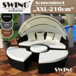 Vrtni Ležalnik | Royal Sun - Special Black XXL - Črna