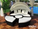 Vrt in okolica -Vrtni Ležalnik | Royal Sun - Special Black XXL - Črna
