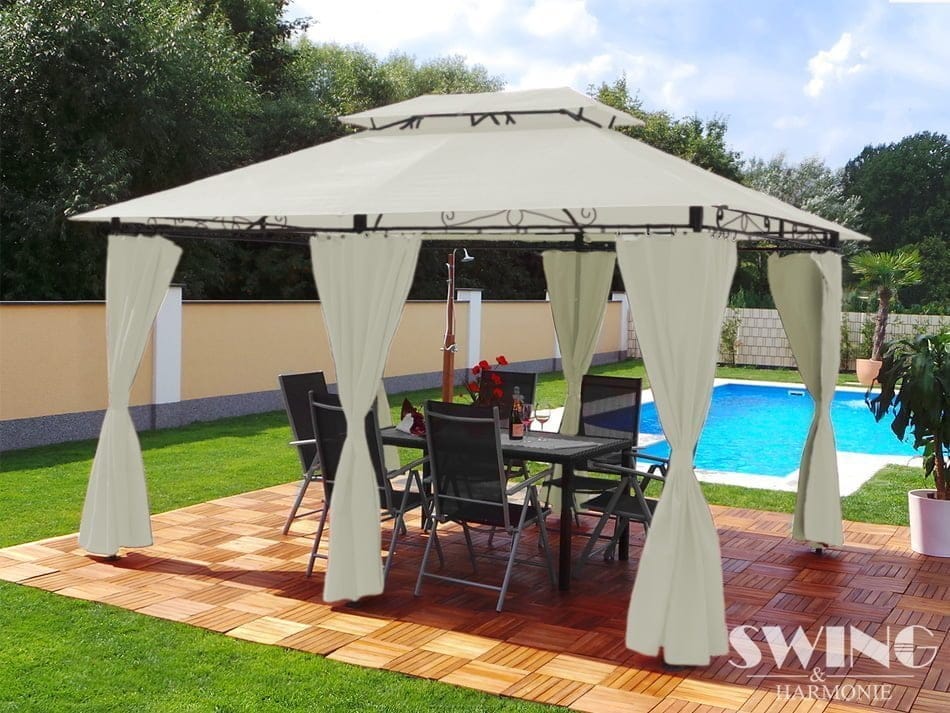 Paviljon Minzo 3x4 m | Bel