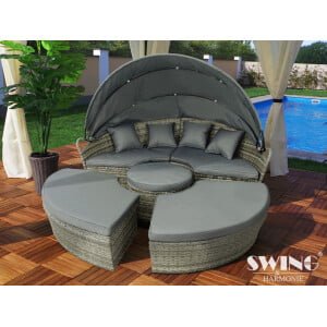 Okrogel ležalnik - Sončni otok