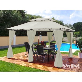 Paviljon Minzo 3x4 m | Bel