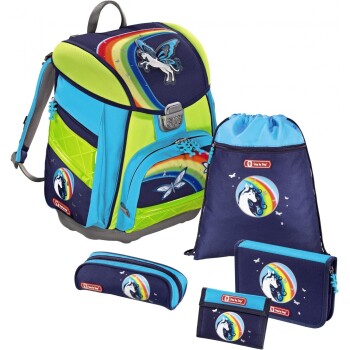 Šolski set z LED osvetlitvijo | 5-delni | Pegas Step by step