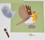 Igrače Montessori so narejane večinoma iz naravnih materialov. Vzpodbujajo otrokovo ustvarjalnost, ter miselne in gibalne sposobnosti. Montessori materiali | Sestavljanka ptica-okostje MMB0010-1 – Bird Puzzle with born printed inside the board
