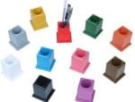 Komplet 11 barvnih stojal za barvice | MML0012 – Set of 11 Colored Pencil Holders- 1 | Montessori materiali