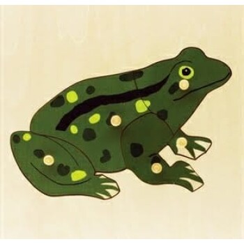 Montessori materiali | žaba sestavljanka | puzzle