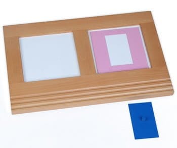 Kovinski odtisni sledilni pladenj MML0010 Montessori