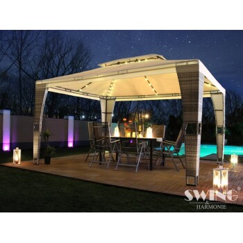 Paviljoni za na vrt. Vrtni paviljoi v višjem razredu z led osvetlitvijo