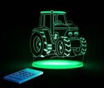 neverjetna nočna lučka traktor
