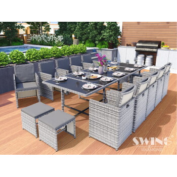 Vrtna garnitura za več oseb 10 do 14