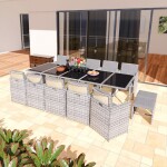 Vrtna garnitura za več oseb 15-DELNA Family - Vrtna garnitura za 14 oseb – predstavitvena slika