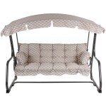 Vrtna gugalnica v beli barvi