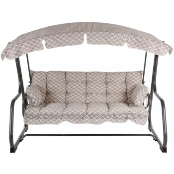 Vrtna gugalnica v beli barvi