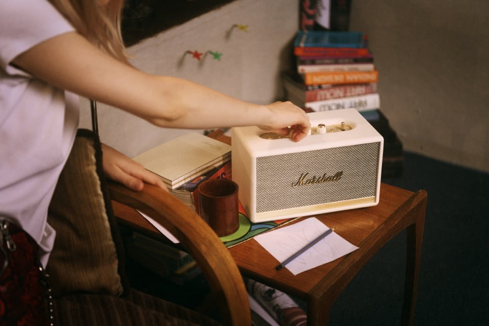 Najmanjši zvočnik v seriji - Marshall Action II Marshall, vintage zvočnik, retro zvočnik, znamka marshall, marshall action II