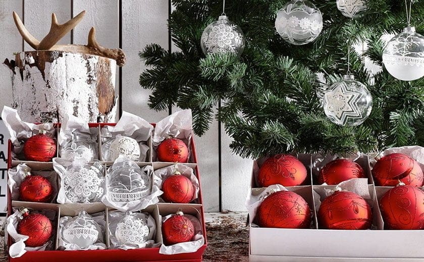 Rdeči novoletni okraski Rdeči novoletni okraski