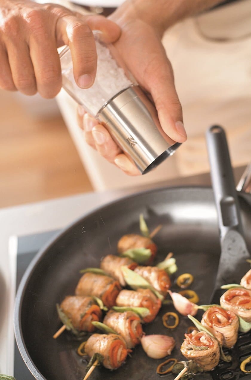 praznična kuha mlinčki in posilpalci sol in poper