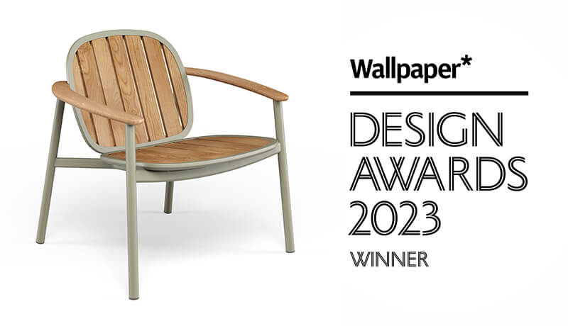 Gostinske opreme za hotele - lounge chair iz EMU-ja osvojil nagrado na Wallpaper Design Awards 2023" Dvosedi Twins lounge chair iz EMU-ja osvojil nagrado