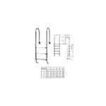 LESTEV ZA BAZEN PLANET POOL LESTEV INOX3 NASTOPI OZKA – predstavitvena slika