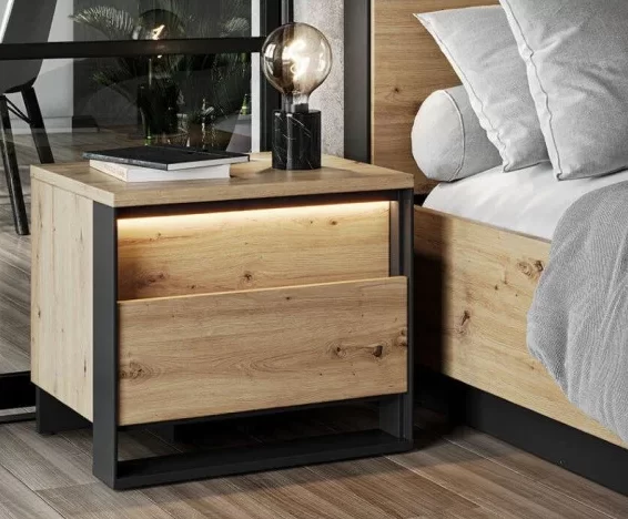 Spalnica z nočno omarico: najpreprostejši način za organizacijo vaših noči