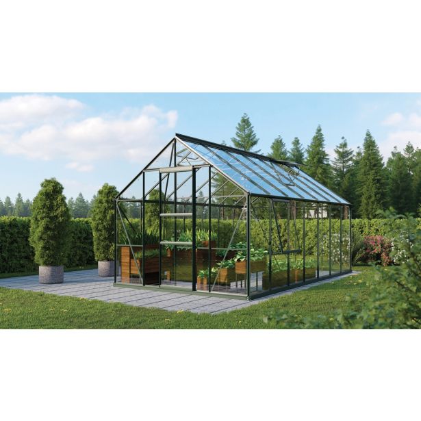 STEKLEN RASTLINJAK VITAVIA MERIDIAN 1 11500 ESG3MM SMARAGDNA 2.6X4.45M STEKLEN RASTLINJAK VITAVIA MERIDIAN 1 11500 ESG3MM SMARAGDNA 2.6X4.45M