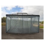 VRTNI PAVILJON PALRAM MARTINIQUE 4300, SIVA/BRONZA – predstavitvena slika