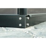 ELEMENT ZA RASTLINJAK VITAVIA JEKLENI OKVIR TEMELJ 5000 6CM. ČRNA. ZA GH 288995 – predstavitvena slika