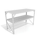 OPREMA ZA RASTLINJAK VITAVIA ALU MIZA 2 RAVNI 121X54X76CM. ALU – predstavitvena slika