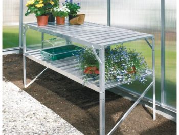 OPREMA ZA RASTLINJAK VITAVIA ALU MIZA 2 RAVNI 121X54X76CM. ALU