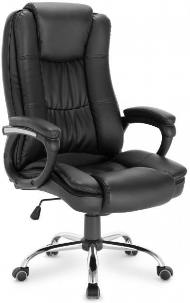 Pisarniški stol morate tako nastaviti, da ohranja naravno krivuljo hrbtenice.