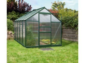 RASTLINJAK, VOLTE PLOŠČE VITAVIA PLANET 6200 HKP 6MM, 1,95X3,21M SMARAGDNA -RASTLINJAK+OKVIR ZA TEMELJ