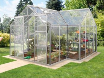 STEKLEN RASTLINJAK VITAVIA ORANŽERIJA SIRIUS ESG 3MM ALU 3.8X3.8M