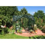 STEKLEN RASTLINJAK VITAVIA ORANŽERIJA SIRIUS ESG 3MM SMARAGDNA 3.8X3.8M – predstavitvena slika