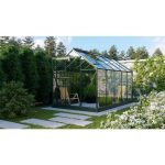 STEKLEN RASTLINJAK VITAVIA PLANET 6200 ESG 3MM, 1,95X3,21M SMARAGDNA - RASTLINJAK+ OKVIR ZA TEMELJ – predstavitvena slika