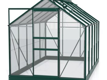 STEKLEN RASTLINJAK VITAVIA PLANET 6200 ESG 3MM, 1,95X3,21M SMARAGDNA - RASTLINJAK+ OKVIR ZA TEMELJ
