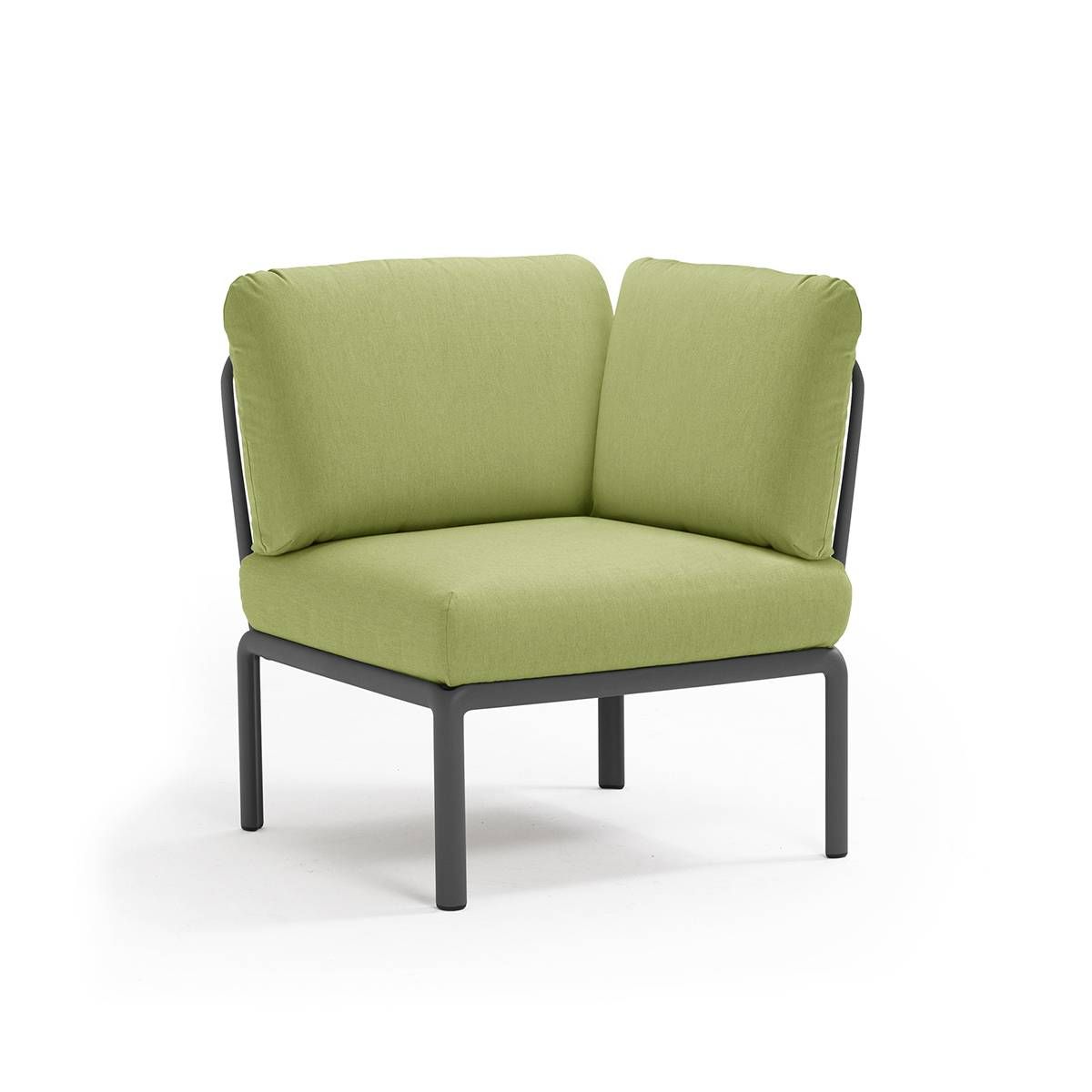 Kotni element KOMODO Antracite, Avocado Kotni element KOMODO, ki je lahko kot kotni del vrtne sedežne garniture. Poljubno sestavite svoj sestav, ki bo ustrezal vam in vašemu prostoru. Dimenzije