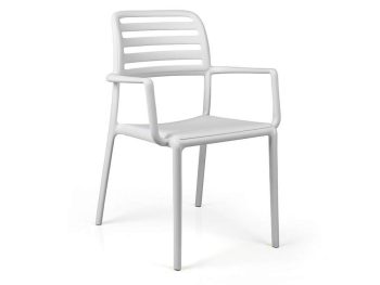 Vrtni stol COSTA, bianco