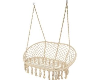 GUGALNA MREŽA DECORIS STOL VISEČI ZA 2 OSEBI 82X130X153 CM