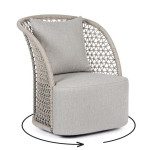 KOVINSKI STOL BIZZOTTO CUYEN SAND, VRTLJIV – predstavitvena slika