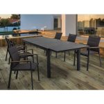 KOVINSKI STOL BIZZOTTO KUBIK CHARCOAL SJ61 – predstavitvena slika