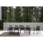 KOVINSKI STOL BIZZOTTO KUBIK CHARCOAL SJ61 – predstavitvena slika