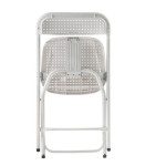 KOVINSKI STOL ZOWN BIG ALEX BEL – predstavitvena slika