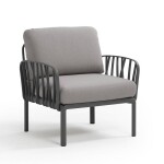 Fotelj KOMODO Poltrona antracit Grigio – predstavitvena slika