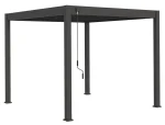 PERGOLA - Vrtna bio klimatska pregola TEKSTILNA STRANSKA STENA ZA BIOKLIMATSKO PERGOLO (DODATNO) - 4 M – predstavitvena slika