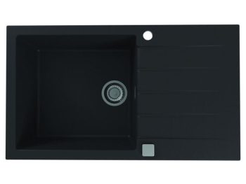GRANITAL POMIVALNO KORITO ALVEUS CADIT 40, G91 CARBON 860X500 MM