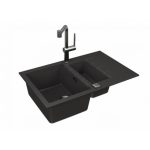 GRANITAL POMIVALNO KORITO ALVEUS CADIT 70, G91 CARBON 790X500 MM – predstavitvena slika