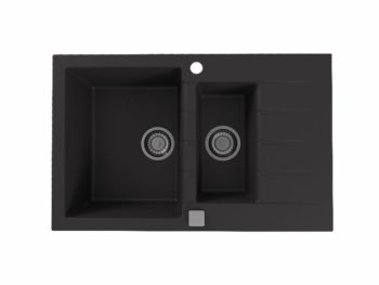 GRANITAL POMIVALNO KORITO ALVEUS CADIT 70, G91 CARBON 790X500 MM